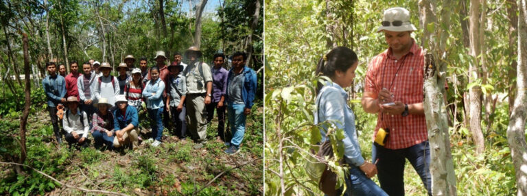 REDD+ training program about collection of forest inventory data in Cambodia (Photos courtesy of Ram Avtar)