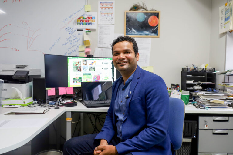 Associate Professor Ram Avtar (Photo by Miho Nagao)