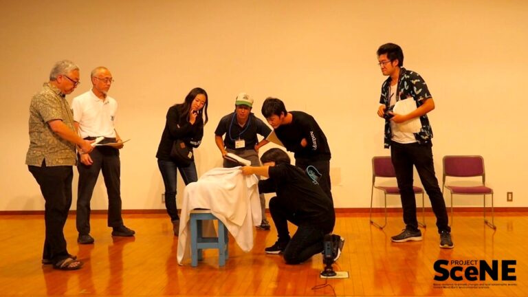Theatre performed on Kikai Island. (Project SceNE)