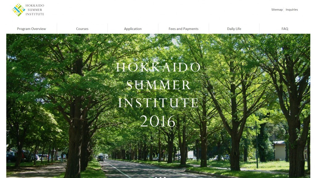 Hokkaido Summer Institute 2016