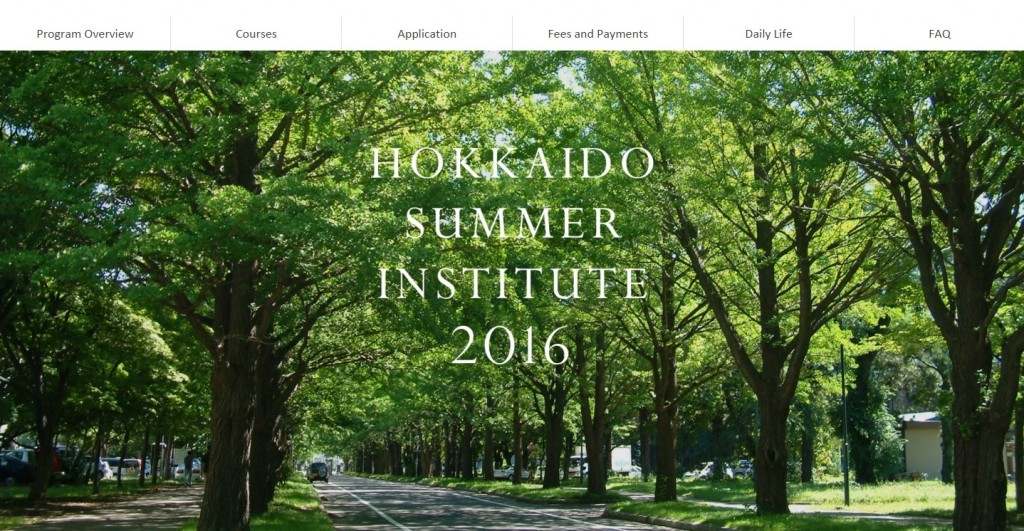 Hokkaido Summer Institute