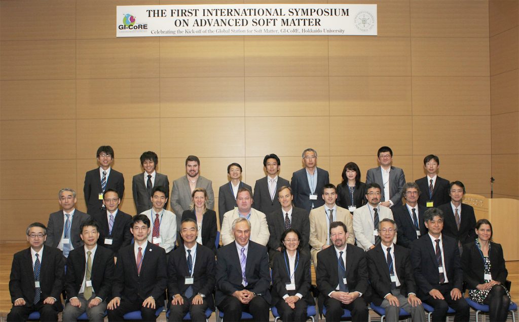 The attendees of “The First International Symposium on Advanced Soft Matter”