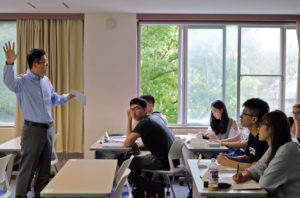 Students listening to Professor Ogawa’s lecture