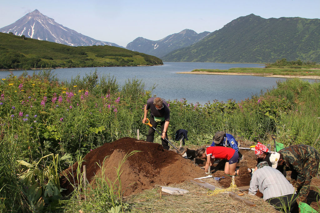 Excavation in Southern Kamchatka