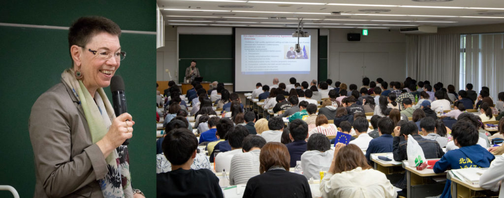 Dr. Patricia Flor speaking on EU–Japan Relations