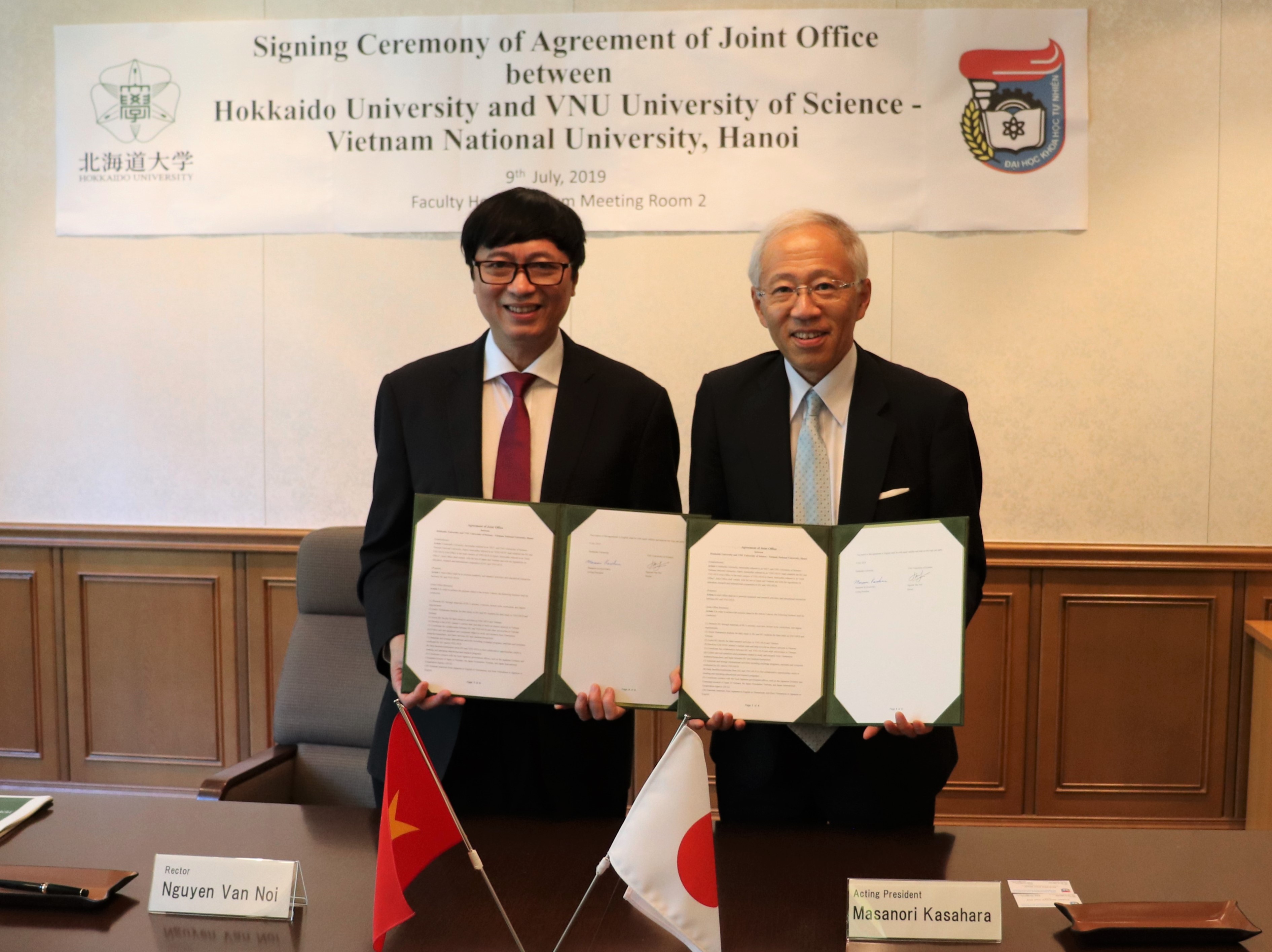 Signing Ceremony for the Vietnam Office in Hanoi