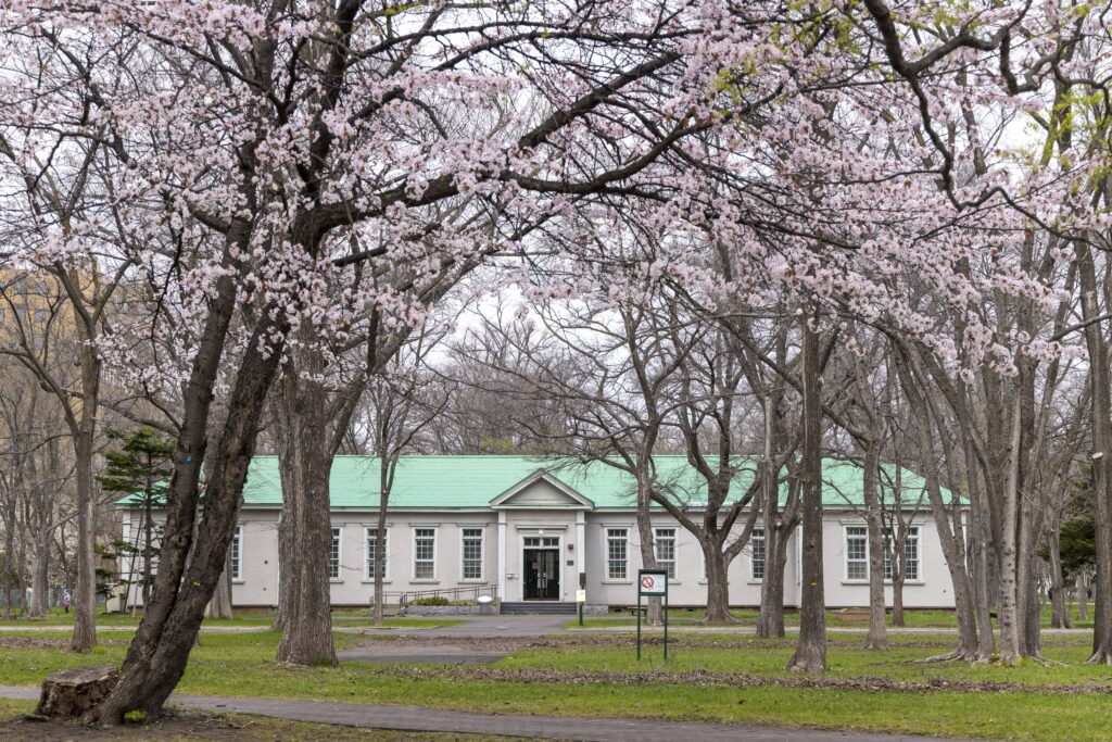 A photo of the Historical Entomology and Sericulture Classroom in Hokkaido University.
