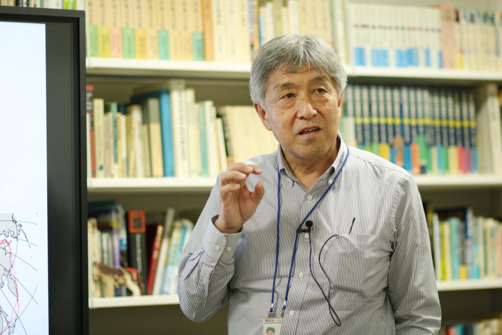 Professor Natsuhiko Otsuka, Arctic Research Center, Hokkaido University (Photo by Aprilia Agatha Gunawan)