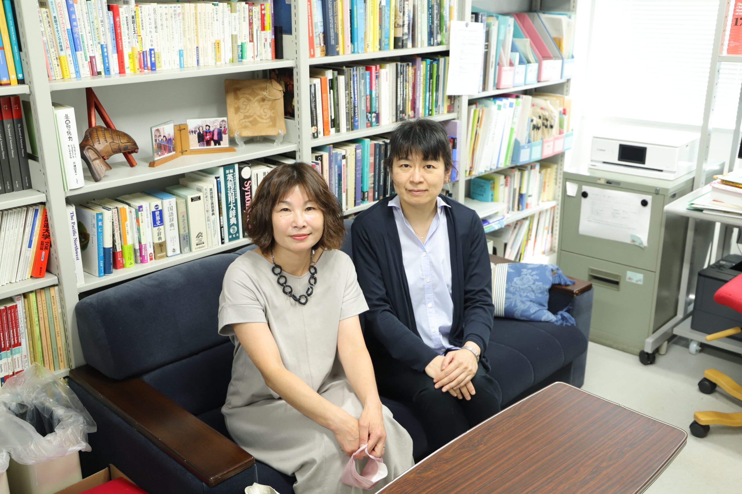 Tomoe Otsuki (left) and Eiko Tsuchida (right), course co-ordinators.