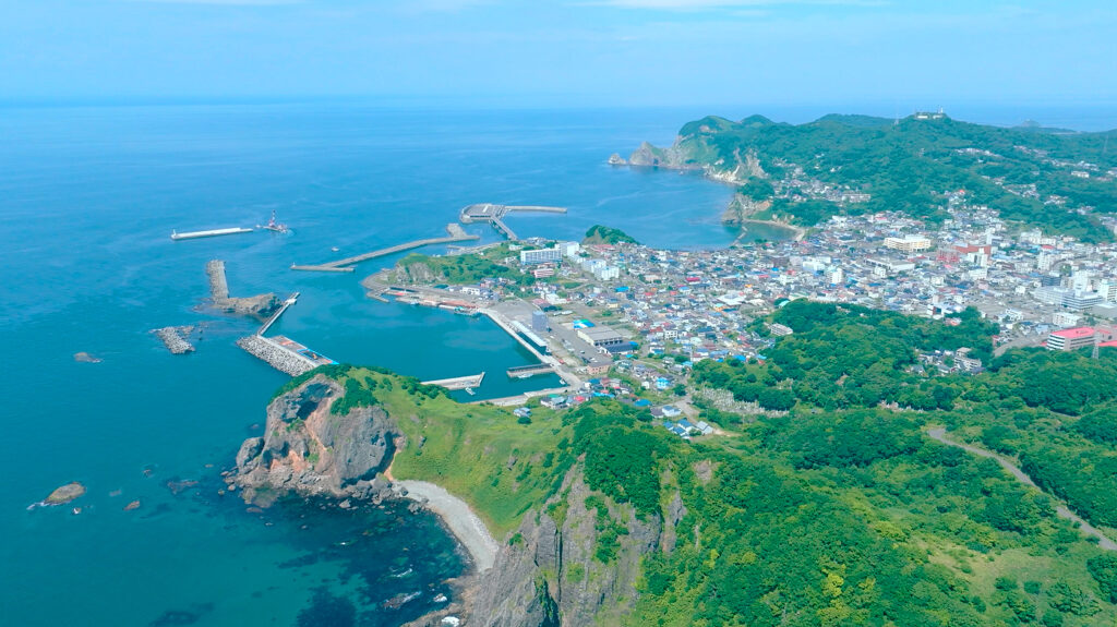 Cape Etomo Peninsula in Muroran