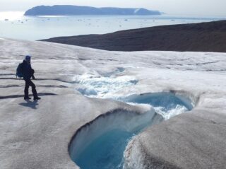 How much ice did Greenland’s Qaanaaq Ice Cap lose over 13 years?